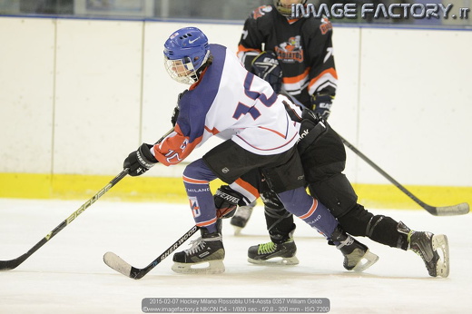 2015-02-07 Hockey Milano Rossoblu U14-Aosta 0357 William Golob
